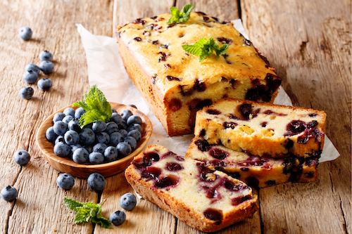 Sweet Blueberry Bread