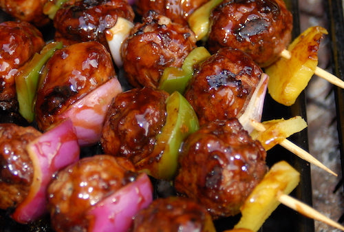 Sweet Pineapple Meatballs With Rice & Veggies - NEW