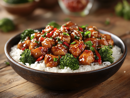 Sweet Honey Sesame Chicken Stir Fry
