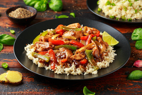 Tejas Chicken Stir Fry, Sweet Peppers, Rice - NEW