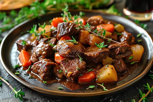 Texas Style Chuck Roast, Potatoes, & Veggies