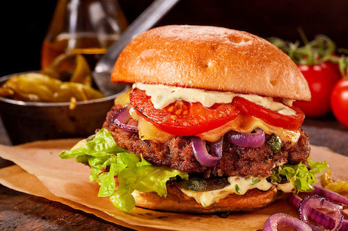 Traditional American Cheeseburger