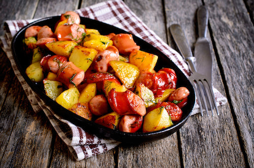 Irish Sausage and Potato Skillet
