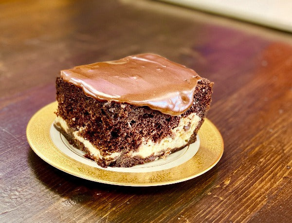 Tuxedo Chocolate Cake Slice - Tuesday Treat