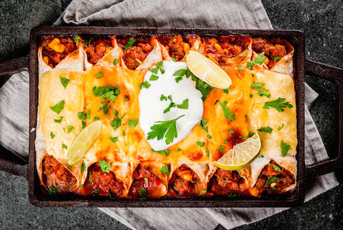 Deluxe Beef Enchiladas - 3 Per Order
