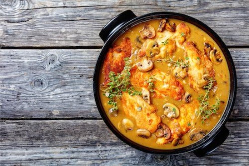 Fricassee Chicken - Lower Carb