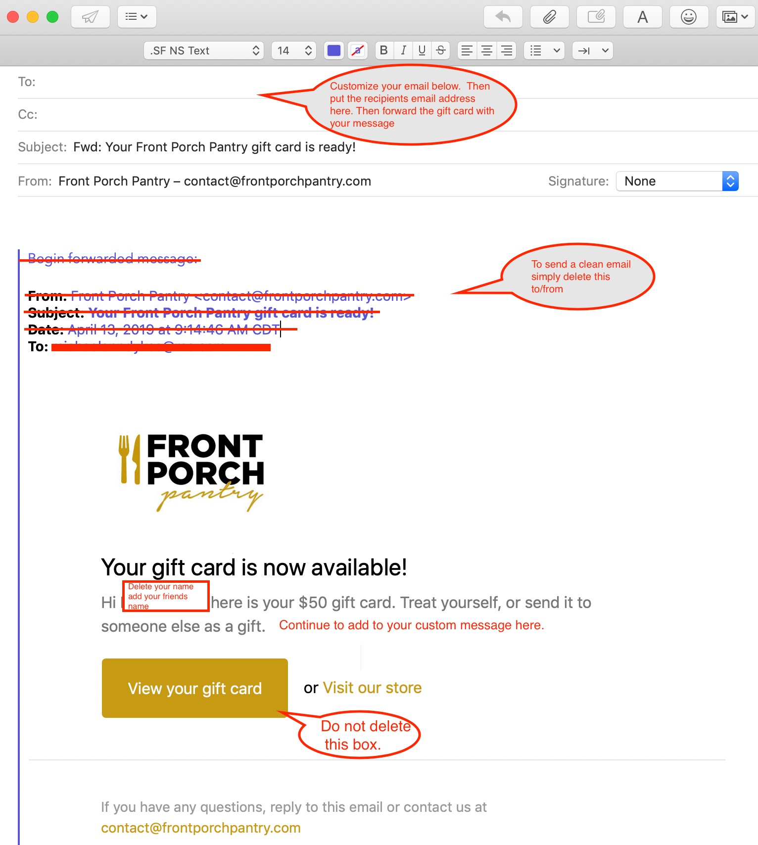 GIFT CARD