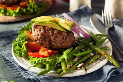 Hamburger Steak with Veggies