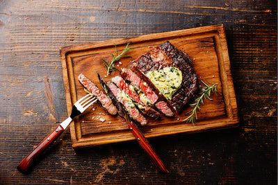 Ribeye Steak Skillet with Cauliflower Mashed Potatoes