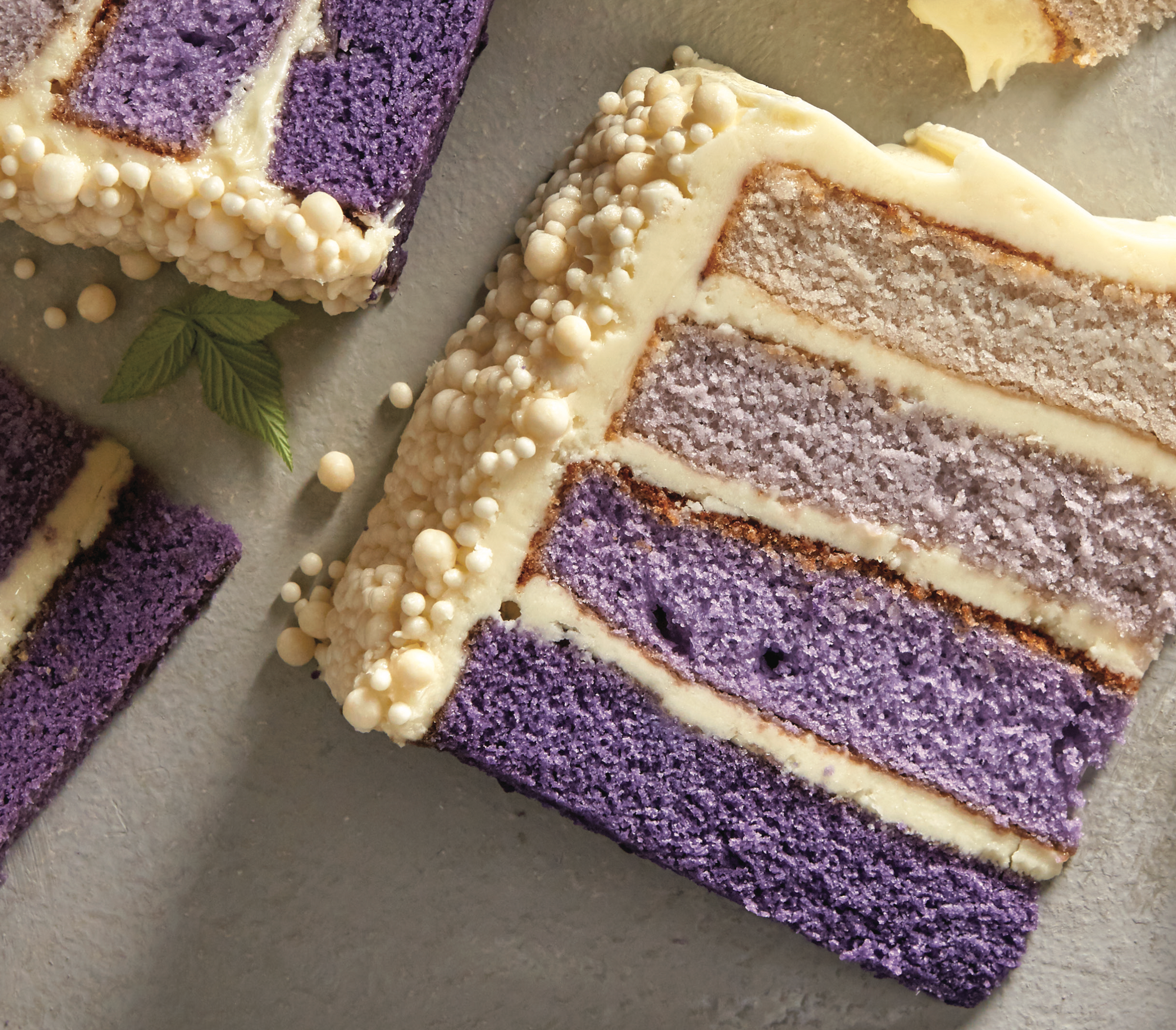 Sweet Saturday Blueberry Ombre Cake (MUST ADD TO CART!)