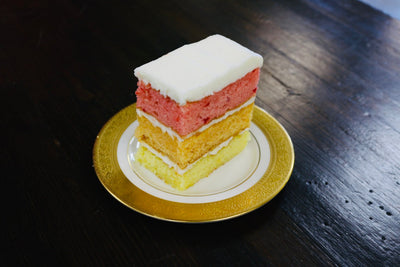 Rainbow Sherbet Layer Cake