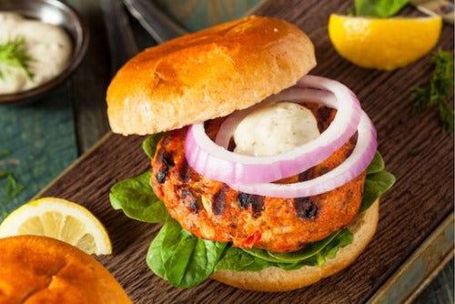 Grilled Salmon Burger