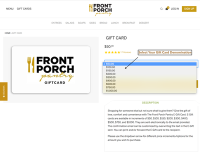 GIFT CARD