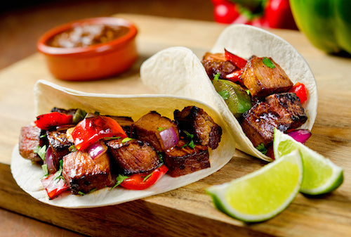 Low Carb - Filet Mignon Street Tacos W/ Southwest Chopped Salad Kit, Cauliflower Tortillas
