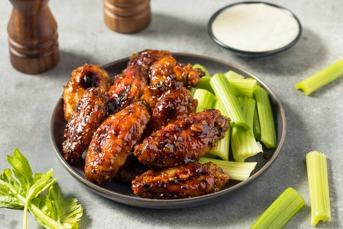 Texas Honey BBQ Chicken Wings, Mac & Cheese - NEW