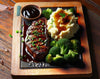 Steak Teriyaki, Mashed Potatoes, Broccoli