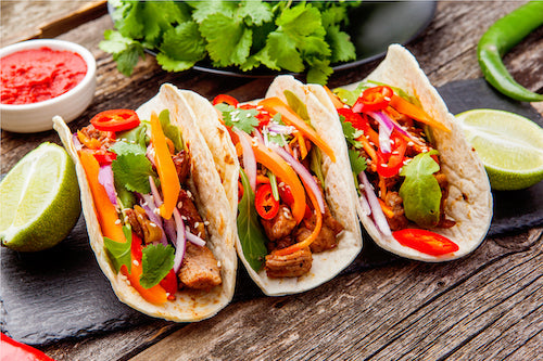 Trio of Tasty Chicken Tacos