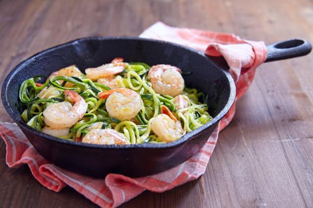 Zoodles and Shrimp  - Low Carb