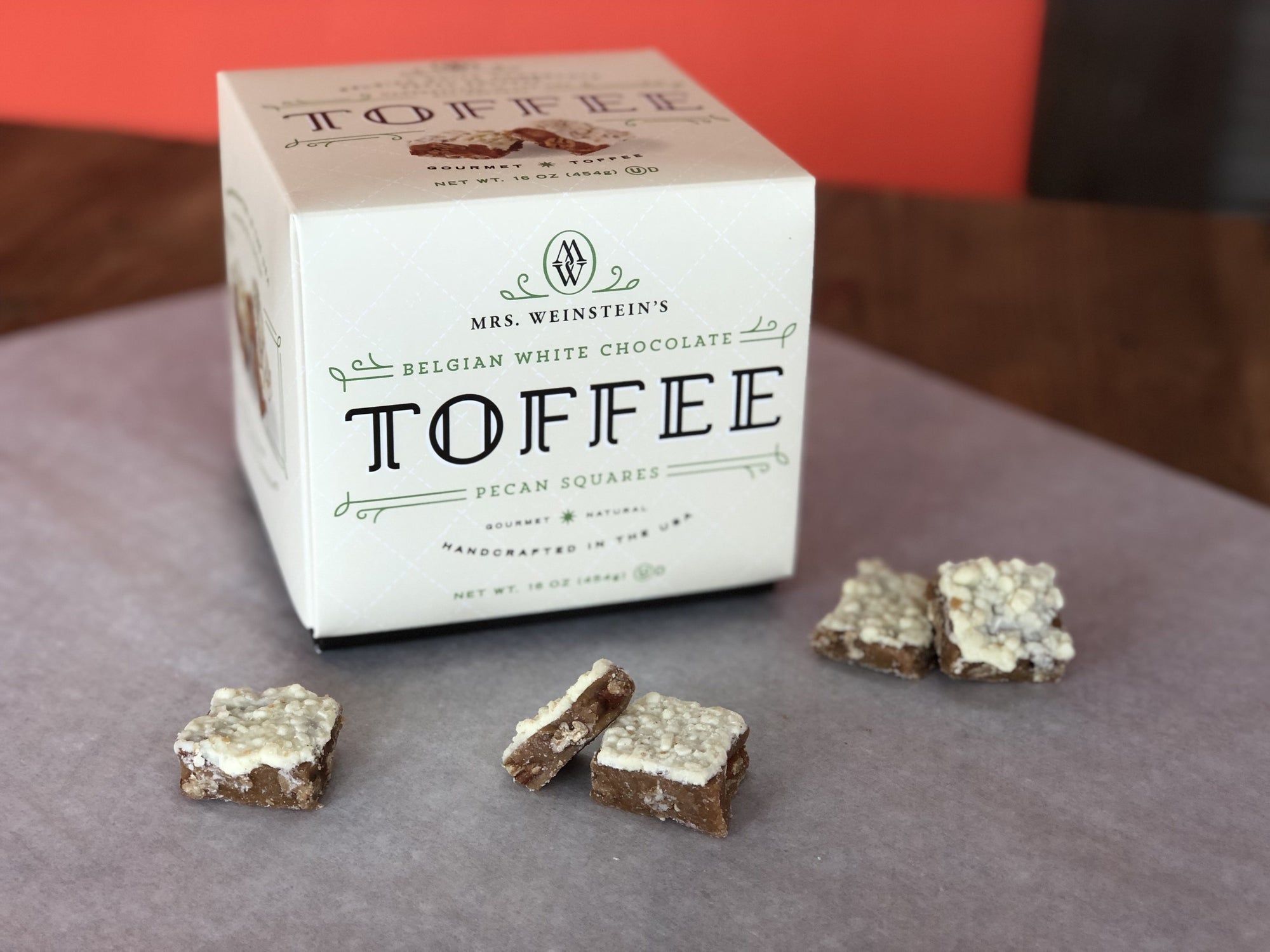 Belgian White Chocolate Toffee- 1Lb